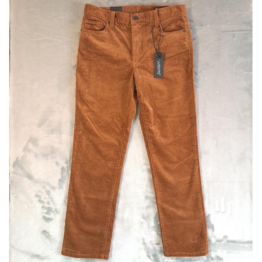Blanknyc The Madison Crop High Rise Crop Corduroy Brown Women's Size 27
